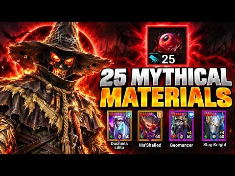 SCARECROW 25 Mythical Material Chimera Team! Raid: Shadow Legends