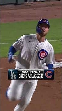 The Cubs hand the Dodgers their fourth straight loss! 🐻 #mlb #dodgers #cubs
