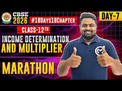 Income Determination and Multiplier | Class 12 Macroeconomics | Live Revision Day 7