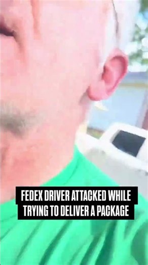 FedEx Driver ATTACKED While Delivering a Package?! #FedEx #CaughtOnCamera #News
