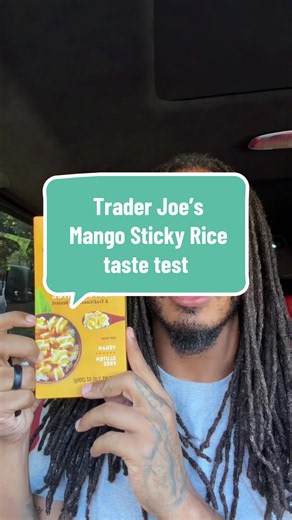 Trader Joe’s Mango Sticky Rice taste test 💕 would you try it ? 💕 #foodcritic