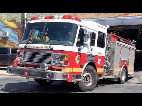 Philadelphia Fire Department Engine 40 Responding