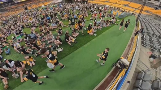 Acrisure Stadium offers family-friendly atmosphere for fans to watch draft on the big screen