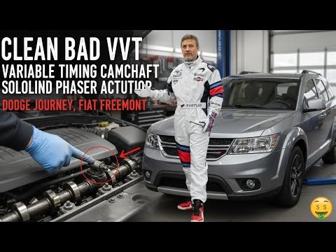 Fix Rough Idle & Engine Light: Easy VVT Camshaft Solenoid Cleaning (Dodge Journey/Fiat Freemont)