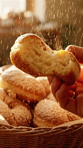 🍩✨ Soft and Fluffy Donut Twists Light, airy, slightly chewy, and fried to golden perfection — pure comfort with a sweet sugary hug 🤍😌 🧾 Ingredients • 3 ¼ cups all-purpose flour (plus more for dusting) 🌾 • 2 ¼ tsp instant yeast (1 packet) 🧬 • ½ cup warm milk 🥛 • ¼ cup warm water 💧 • ⅓ cup sugar 🍚 • 1 large egg, room temperature 🥚 • 3 tbsp unsalted butter, softened 🧈 • ½ tsp salt 🧂 • Oil, for frying 🛢️ For Coating • ½ cup sugar (or cinnamon sugar) 🍯✨ • 2 tbsp melted butter (optional)