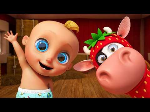La Vaca Lola con Frutas 🍎 + Los Pollitos + Ruedas del Autobus - Canciones Infantiles para Ninos