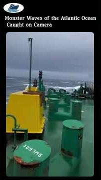 Monster Waves of the Atlantic Ocean Caught on Camera #ocean #waves #storm