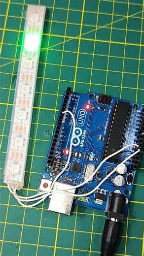 🌈✨Color race with Arduino Uno and 7 magic LEDs #diy #arduino #ledlights #projects