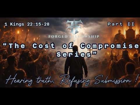 The Cost of Compromise Part II: “ Hearing truth, Refusing Submission.” [1Kings 22:15-28]