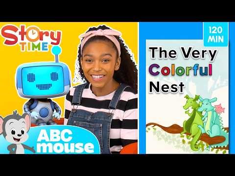 🌈 The Very Colorful Nest Read-Along Book + More Stories! | ABCmouse for Kids 📚✨ 20 Minutes