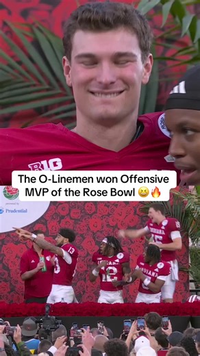 Pat Coogan Wins Offensive MVP at the Rose Bowl
