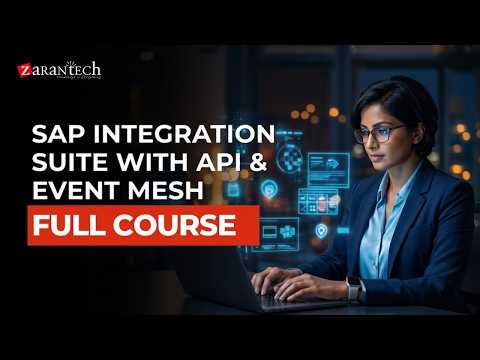 SAP Integration Suite with API & Event Mesh Full Course | ZaranTech