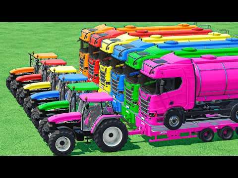 MINI To Giant Of Colors | GIANT Trucks & Mini New Holland | Farming Simulator 22