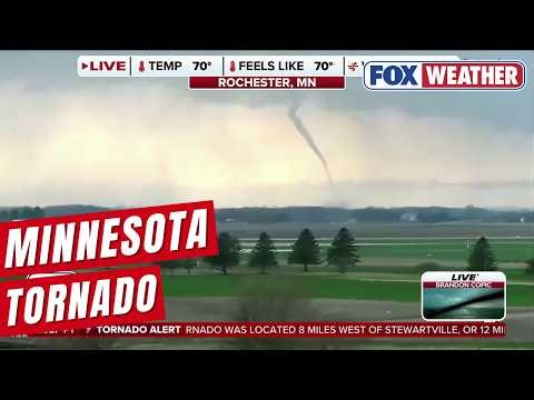 Minnesota Camera Catches Tornado In Progress Near Rochester