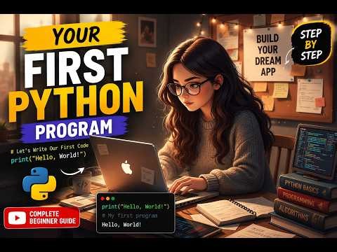 Python Tutorial for Absolute Beginners | Your First Python Program #coding #shorts #ai #learnpython