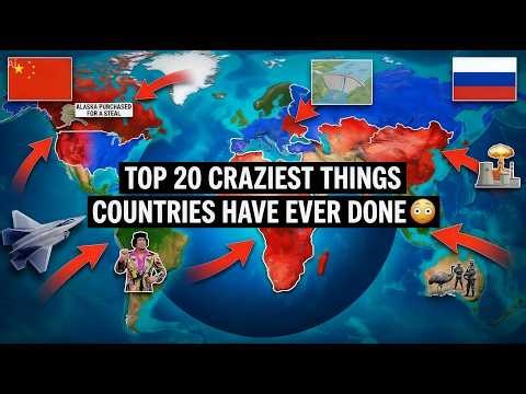 Top 20 Craziest Things Countries Have Ever Done 😳 | 20 Ridiculous Things