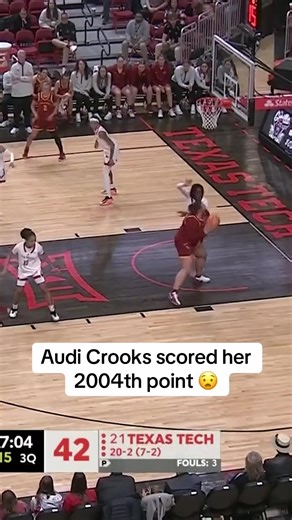 Audi Crooks Achieves Milestone with 2004 Points