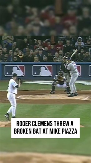 Roger Clemens Throws Broken Bat Toward Mike Piazza | 2000 World Series