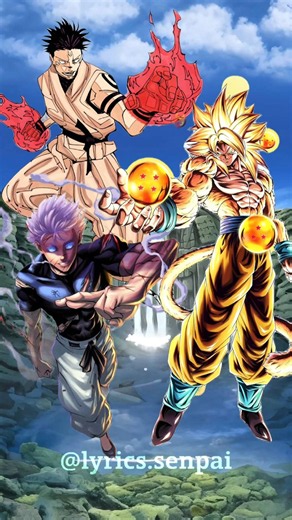 Sukuna & Gojo VS Goku #anime #goku #gojo #sukuna #dbs #dbz #jujutsukaisen #animeedit #reels #shorts