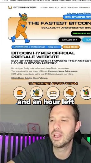 YOU’RE NOT READY FOR BITCOIN HYPER!! #bitcoin #digitalcurrency