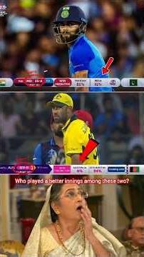 Virat Kohli vs Glenn Maxwell Best Chase master 🤔♥️🙏 #t20worldcup #trending #shortvideo #cricket #new