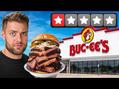 I Ate Every Food at the World’s BIGGEST Gas Station (Buc-ee’s)