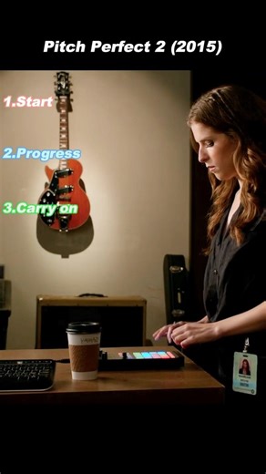 Pitch Perfect 2 (2015) — Beca Arrives at the Music Studio to Record