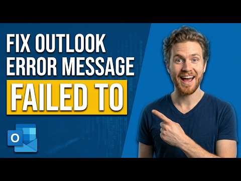 How To Fix Outlook Error Message Failed To Send (Easy Guide)