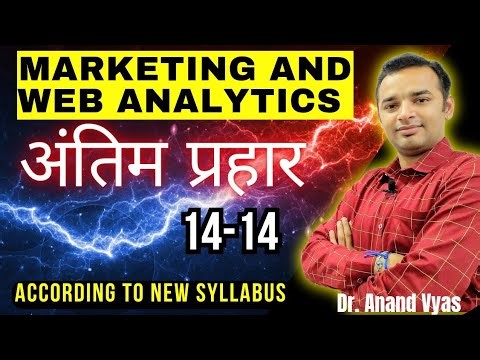 Marketing and Web Analytics BMB Series | Antim Prahar 2025 |🔥14/14🔥| Important Questions Answer 14