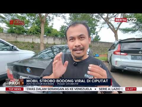 Viral! Mobil Nyalakan Strobo dan Sirene di Jalan Ramai Ciputat #beritasatu