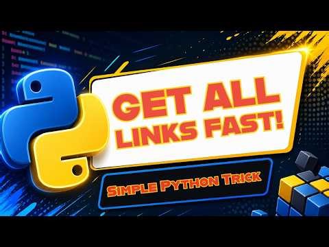 Extract ALL Links from a Text File in Python (Super Simple Trick) 2026