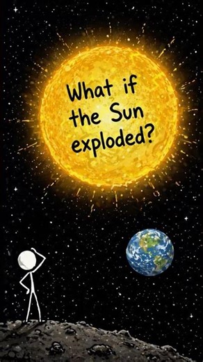 What If The Sun Exploded? #whatif #space #futureflying