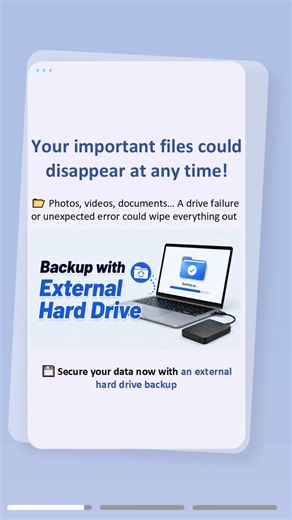 Backup Your Data with an External Hard Drive