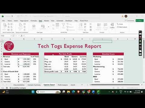 Illustrated Excel 2019 | Module 12: SAM Project 1a Tech Togs #illustrated_excel