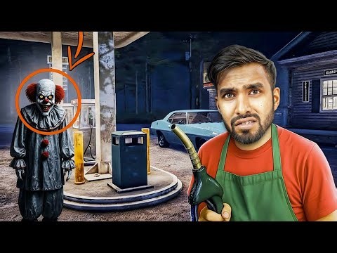THE HAUNTED GAS STATION GAME | TECHNO GAMERZ 
