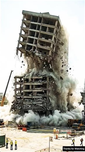 The Moment a Skyscraper Fails - Structural Collapse Science Visualized in Stunning Cinematic Detail