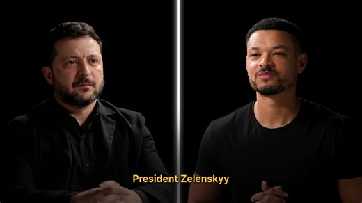 If your job has anything to do with storytelling, block two hours this weekend for one video. Yesterday I watched Zelensky’s interview on The Diary of a CEO and as a marketer, I kept noticing how it… | Julia Bondarchuk