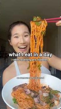 What I eat now AFTER reversing pre-diabetes! Eating good and feeling good🙂‍↕️✨🫶