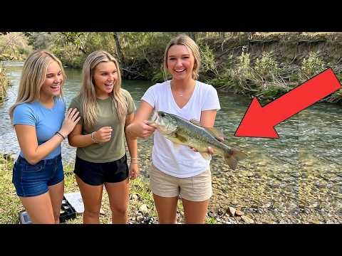 First Time Creek Fishing (Catch Clean Cook) Challenge