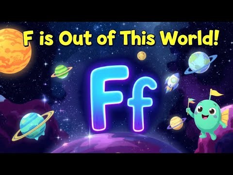 F is for FUN! 🦊🚒 Toddler Phonics + Real F-Words | ABC Learning 🇺🇸