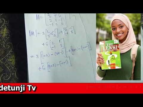 JAMB UTME 2026 Mathematics 🔥 Matrix, Determinant & Simple Interest – 90% Chance Questions!#jamb2026