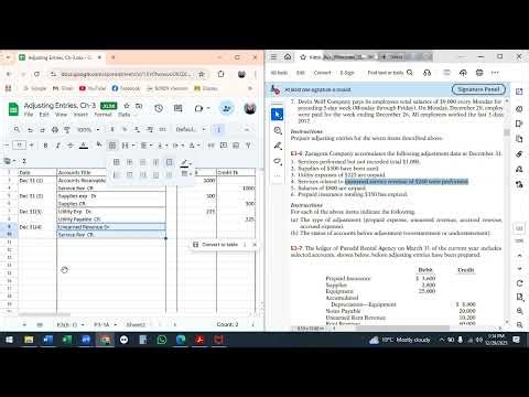 Adjusting Entry (P3-6A), Kieso Kimmel I Md. Jahangir Alam