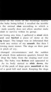 10th class 1.2 .AN ENCOUNTER OF SPECIAL KIND.2ND PARTS #english #classnotes #chapterwise #revised