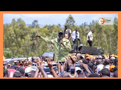 President William Ruto sustains attack against opposition leaders