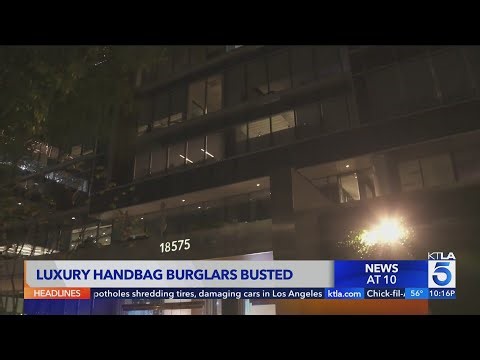 Luxury handbag burglars busted in Irvine