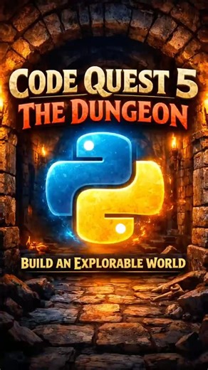 Building an Explorable Dungeon World in Python – Graph Rooms & Navigation! (Code Quest #5)