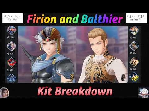 Firion and Balthier - Kit Breakdown - Final Fantasy Dissidia Duellum