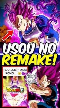 Por que Raios do Vegeta ficaram Roxos? 🤔🟣