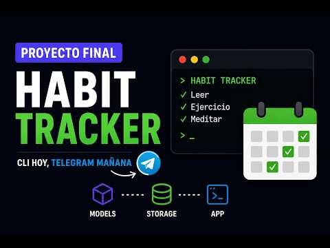 Curso Python 2026 #17 | Proyecto Final: Construyendo un Habit Tracker desde cero - PART II