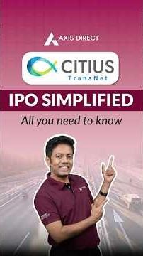 Citius TransNet IPO 2026: Everything You Need to Know Before Applying | Axis Direct